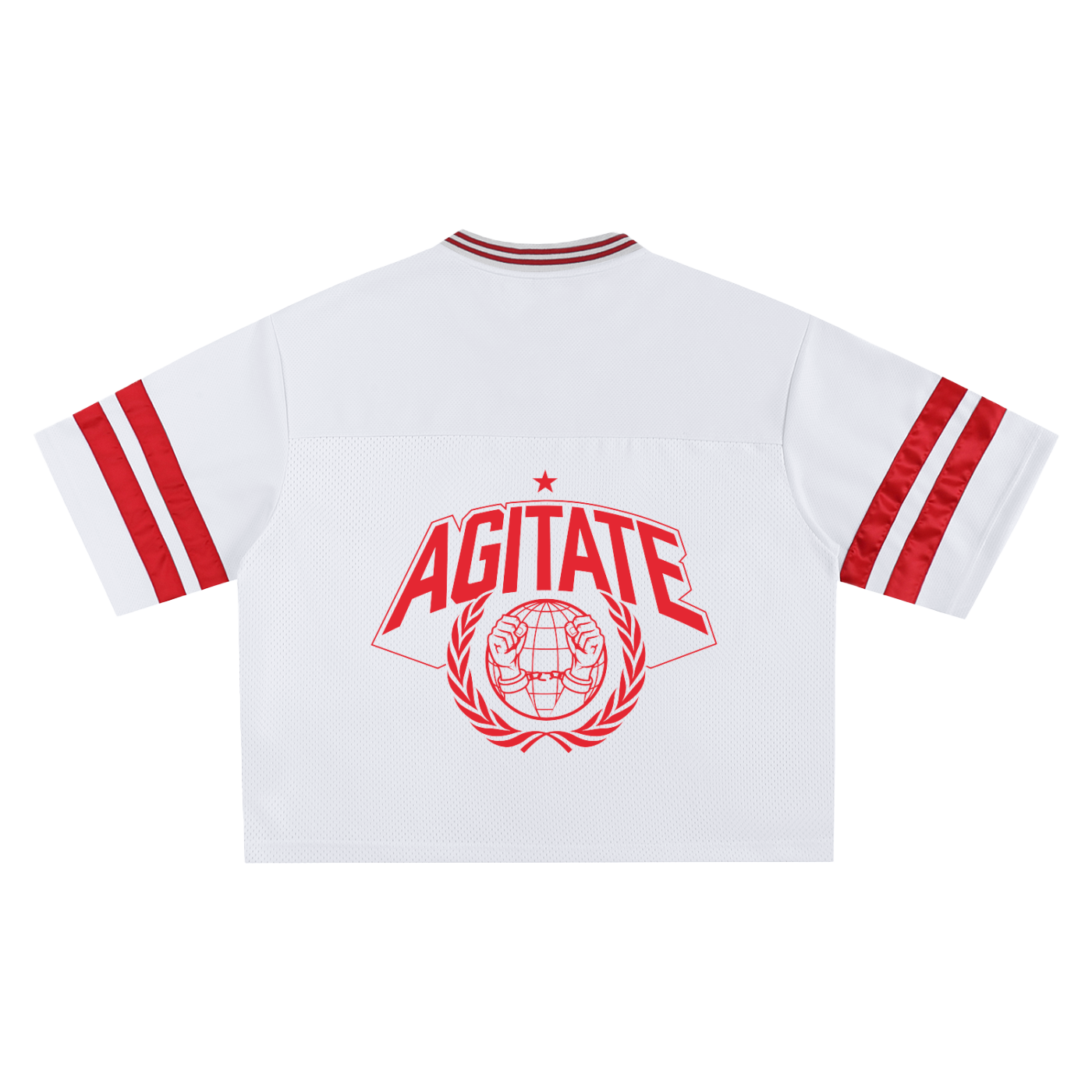 AGITATE Mesh Boxy Shirt