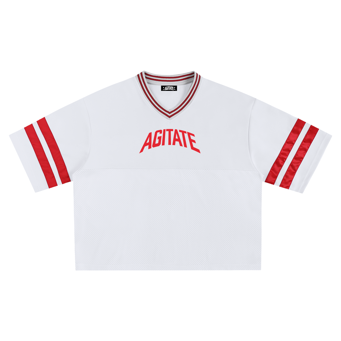 AGITATE Mesh Boxy Shirt